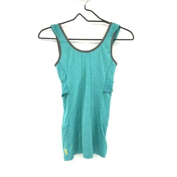 Lole Tank Top Size XS Green Antibacterial Bra - Picture 1 of 7